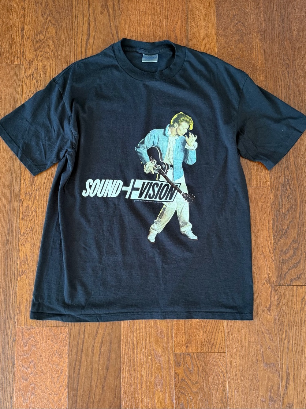 Vintage David Bowie’s 1990 Sound + Vision World Tour Tee Brockam Licensed XL